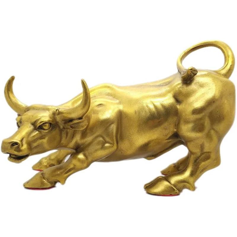 Wall Street Bull Art Decor, Cow/Ox Figure Statues and Sculptures Home Decor (X-Large)