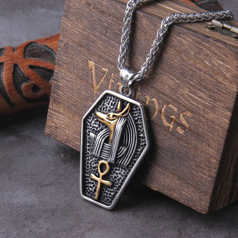 Never Fade Egyptian God Taan Pendant Men'S Women'S Necklace Egypt God Of Magic Wisdom Th Ibis-Head Amulet Jewelry Gifts