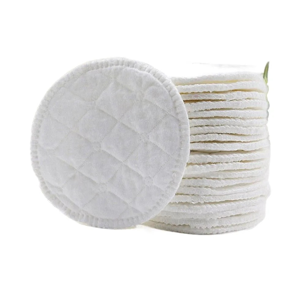 12Pcs Reusable Nursing Breast Pads Washable Soft Absorbent Baby Breastfeeding
