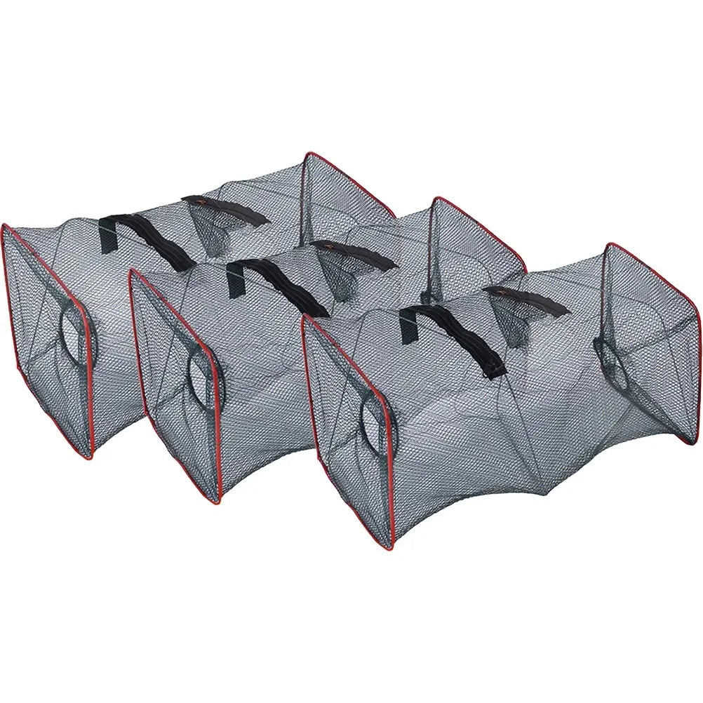 3 Pcs Mullet Trout Bait Traps Blue Crabs Crab Dip Net Fishing Bait Fishing Shrimp Trap Crayfish Octopus Traps