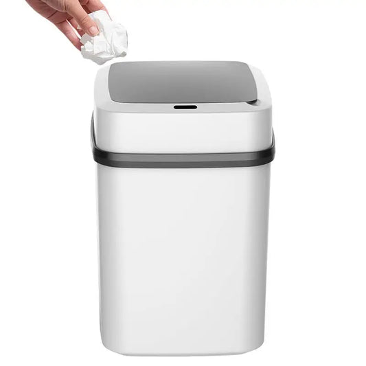 Automatic Garbage Can Sensor Garbage Can Trash Bin Electric Trash Can With Lid Garbage Bin Kitchen Trashcan Smart Wastebasket