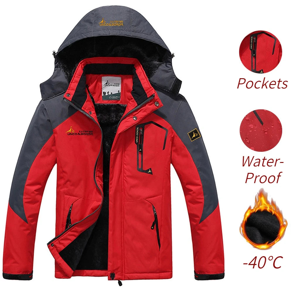 Winter Parka Men Windbreak Plus Thick Warm Windproof Fur Coats Male Military Hooded Anorak Jackets Men'S Winter Jackets