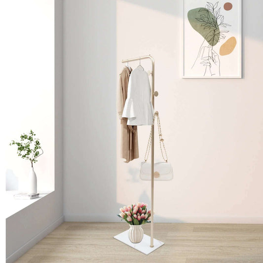 Freestanding Clothes Rack Coat Hanger Modern G Clothes Bags Organizing Stand