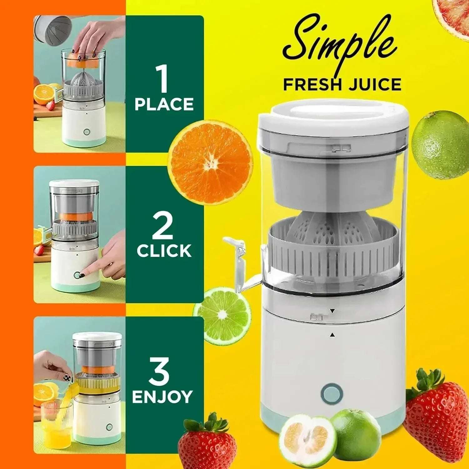 Extractor Fully Automatic Fruit household Juicer Portable Juice Machine Residue Separation Bidirectional Spiral Fruit Juicer Cup