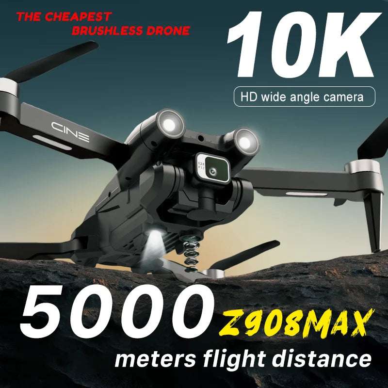 Z908 Drone Brushless Motor 8K GPS Dual HD Aerial Pography FPV Obstacle Avoidance Quadrotor
