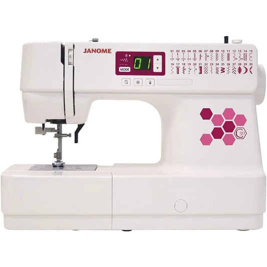 Sewing Machine, White, W16" x H12" x D 7"