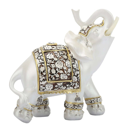 Elephant Ornaments Decoration Vintage Exquisite Elephant Model Ornaments Statue Craft Gift Home  Decoration