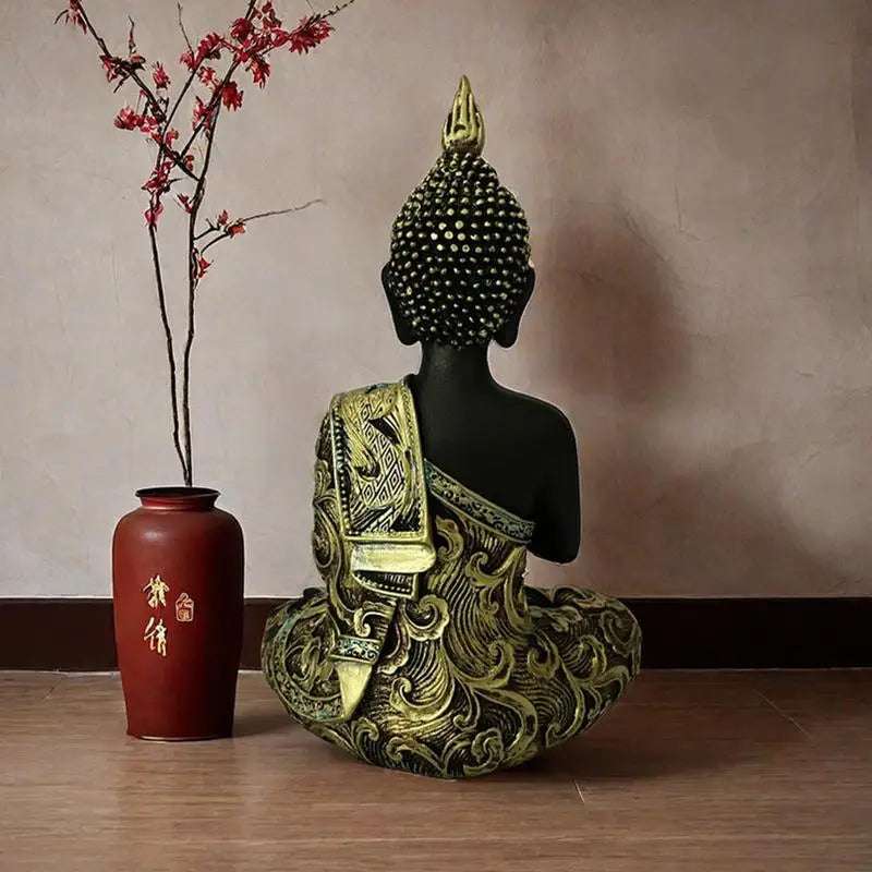 Outdoor Buddha Statue Zen Garden Decor Meditation Statue Collectibles Figurines Garden Sculptures Buddha Sculpture Outdoor