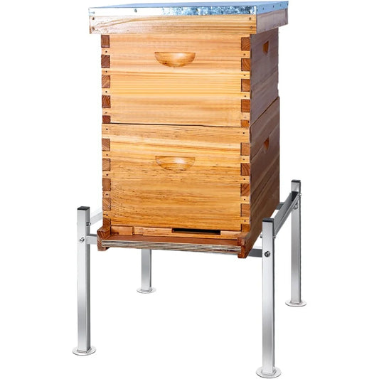 Honey Lake Metal Bee Hive Stand for 8/10 Frame Beehive, Easy to Assemble Sturdy Beehive Stand for Beekeeping, Bee Hives Frame St