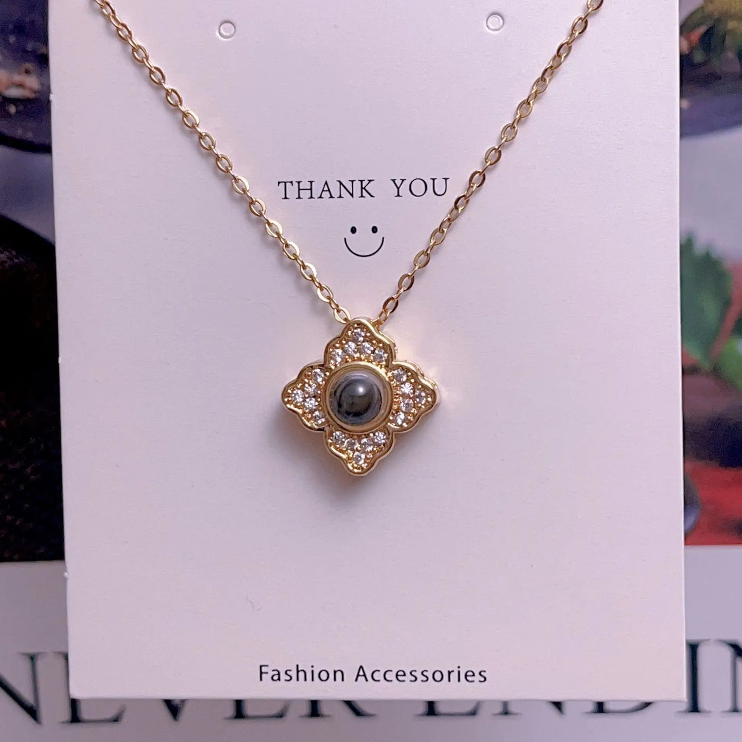 Projection Necklace That Speaks One Hundred Languages, Women'S Fashion, Simple And Versatile, Various Accessories Wholesale