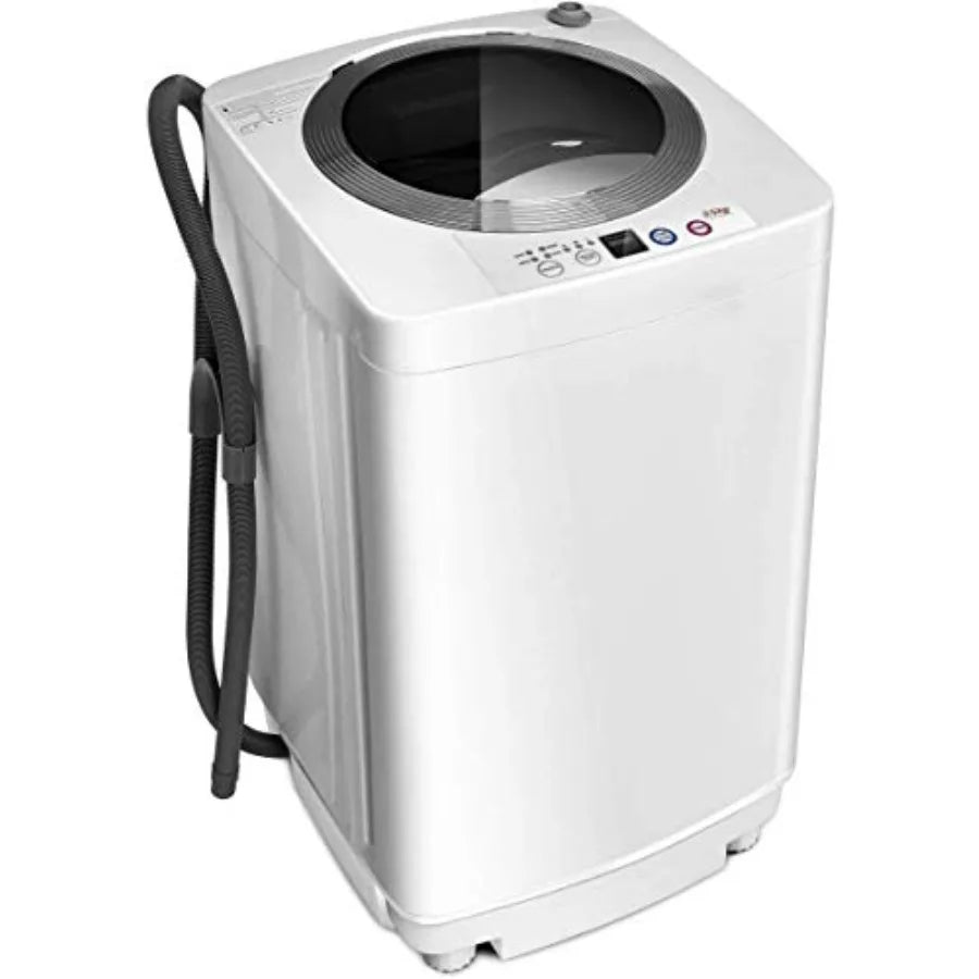 Portable Washing Machine Full Automatic Washer And Dryer Combo With Built-In Pump Drain 8 Lbs Capacity Compact Laundry Washer S