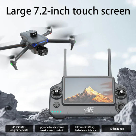 AE301 Max 6000M LCD SC GPS Drone 8K Dual Camera 6G Wifi FPV 3-Axis Gimbal Professional Obstacle Avoidance Quadcopter RC Dron Toy