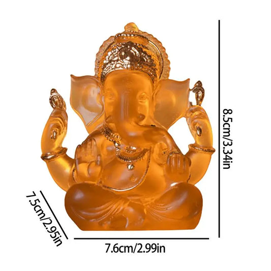 Ganesha Statues Buddha Statue Home Decor Desktop Decoration Elephant God Statues Small Buddha Figurine Ornament For Desk Decor