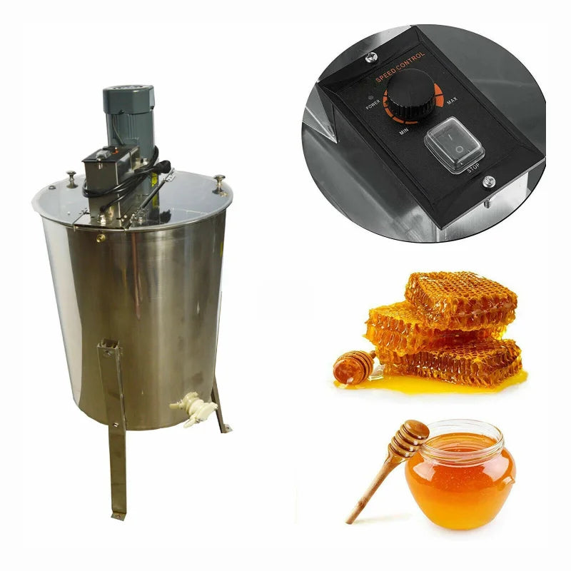 Electric Honey Extractor Separator Machine 3 Frame Bee Extractor With Beekeeping Extraction Kit Tool For Honeycomb