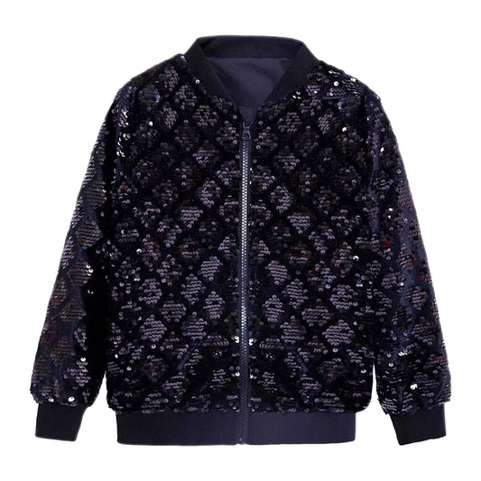 Casual Long Sleeved Sequined Jacket Men'S Carnival Classic Sequin Sequin Jacket Casual Long Sleeve Coat Jacket