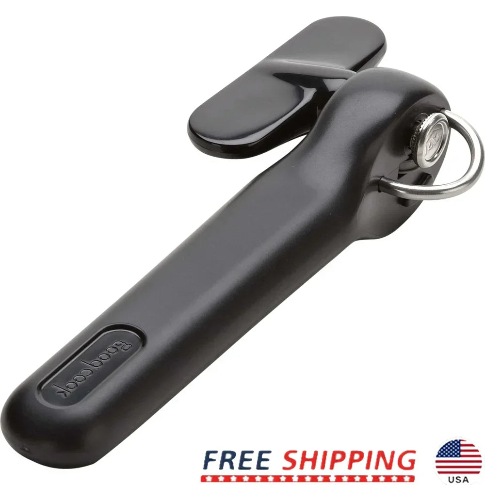 Safe Cut Manual Can Opener Smooth Edge Design Easy Use No Cross Contamination Ideal Kitchen Cooking Accessories Easy Twist