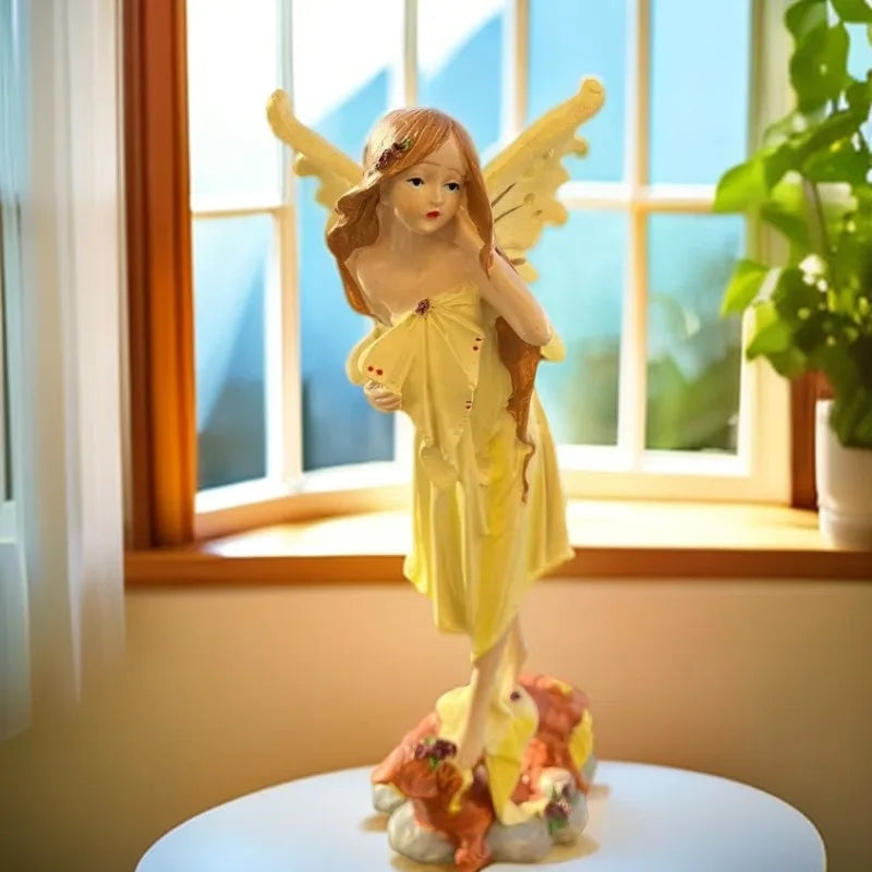 Angel Girl Statue Decoration, Bedroom Living Room Decoration, Resin Crafts, New Year Valentine's Day Mother's Day Teachers' Gift