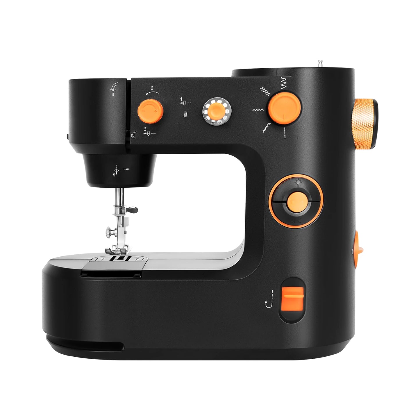 Portable Electric Sewing Machine With Foot Pedal, 2-In-1 Dual Speed For Home Diy Clothes Repair, Sewing Denim Shirts Pants