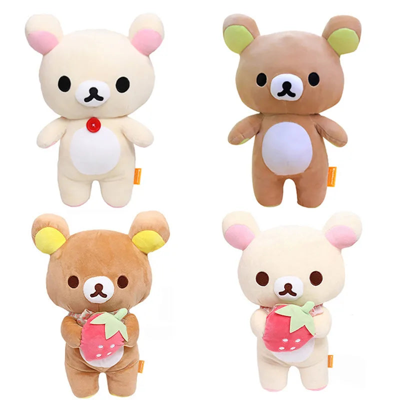 Anime Rilakkuma Cartoon Plush Doll Soft bear Toys Room Decor Teddy Bear Plushies Couple Bear Xmas Gifts For Girls