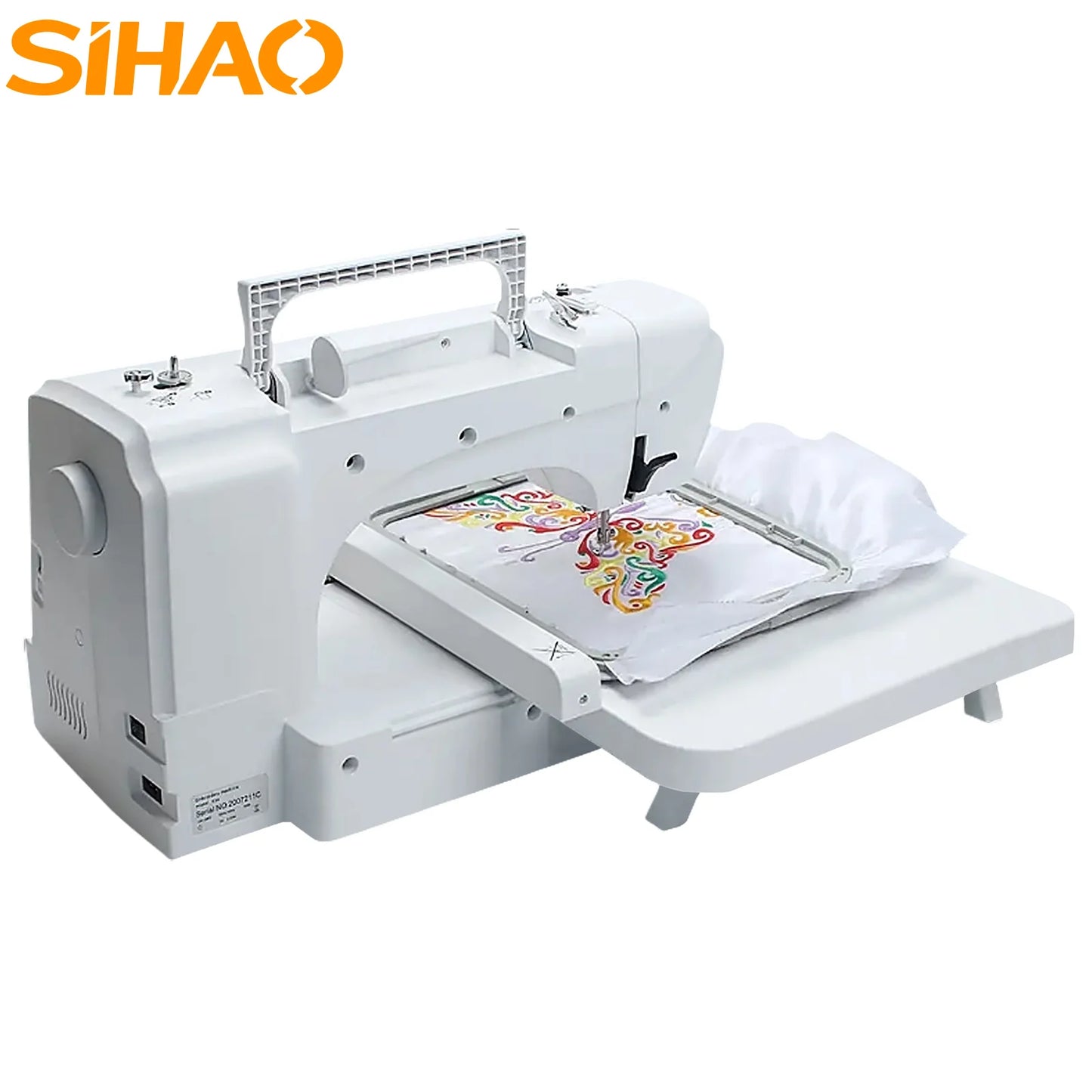 Sihao Embroidery Machine Multi-Function Household Automatic Computerized Logo Mrs800 Lcd Touch Screen Embroidery Machine Hoops