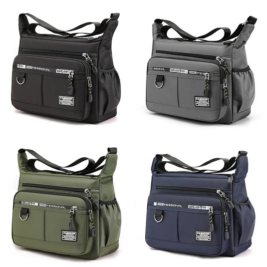 1Pcs Crossbody Shoulder Bags Men's Messenger Bag Menmall Sling Pack For Work Waterproof Oxford Packs Satchel Purse