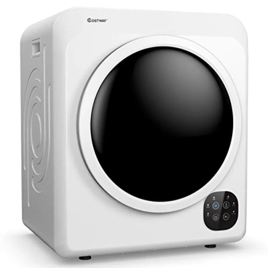 1700W Electric Portable Clothes Dryer With 13.2 Lbs Capacity Front Load Compact Tumble Laundry Dryer Featuring Stainless Steel