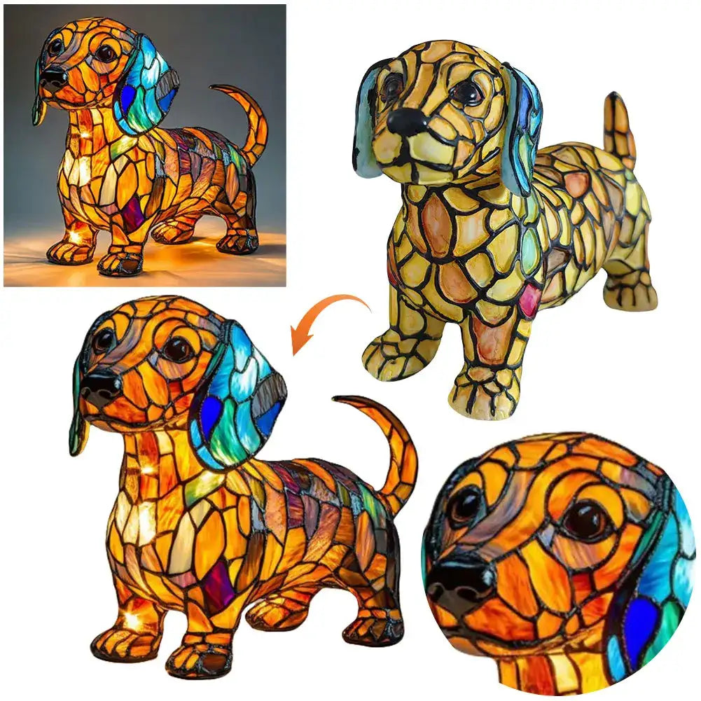 Animal Resin Night Light Desk Lamp Nightstand Lamp For Living Room & Bedroom