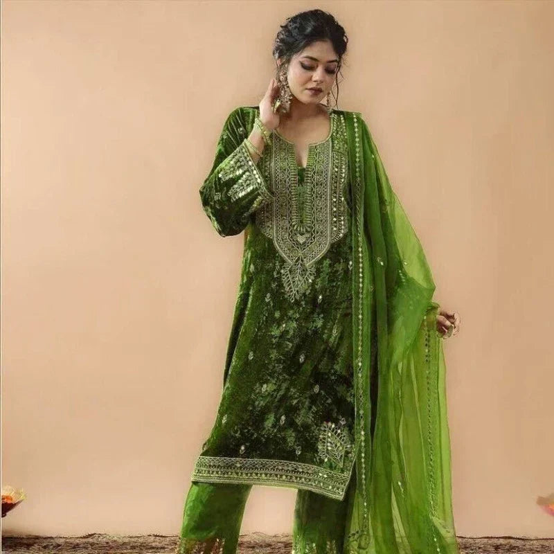 Designer India Pakistan Salwar Kameez Bollywood Dress Party Suit Wedding