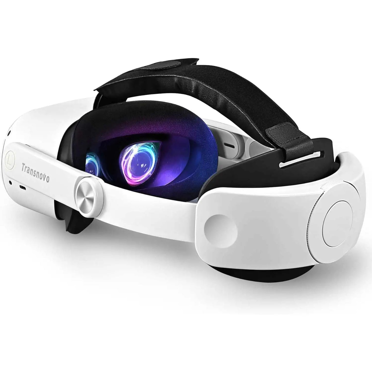 Transnovo Adjustable Head Strap Compatible With Oculus Quest 2 And Meta Quest 2 Comfortable And Ergonomic Vr Accessory For Enha
