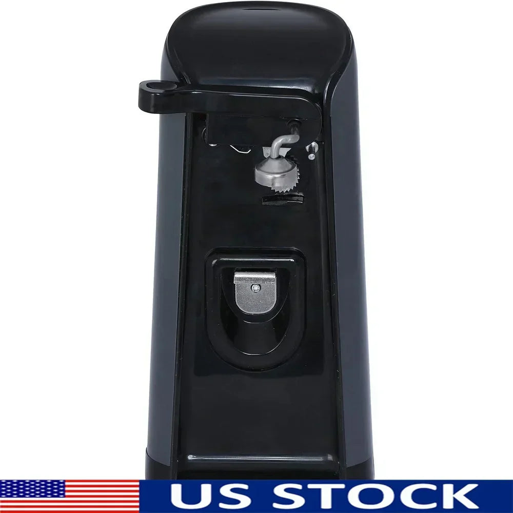 3 in 1 Electric Can Opener with Knife Sharpener and Bottle Opener Auto Shut Off Tall Design Easy Clean Cord Storage