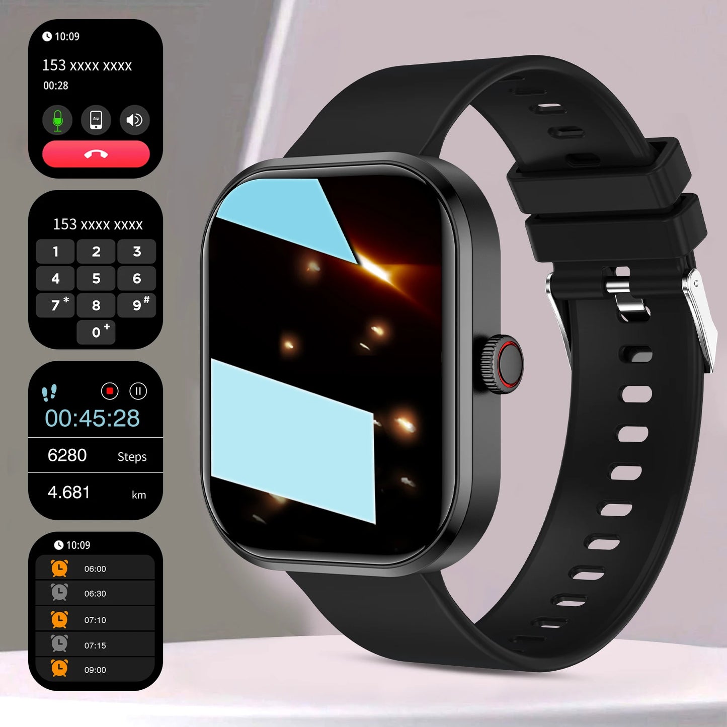 2025 Smart Watch 2.01 Inch Hd Display Answer Make Call Message Preview