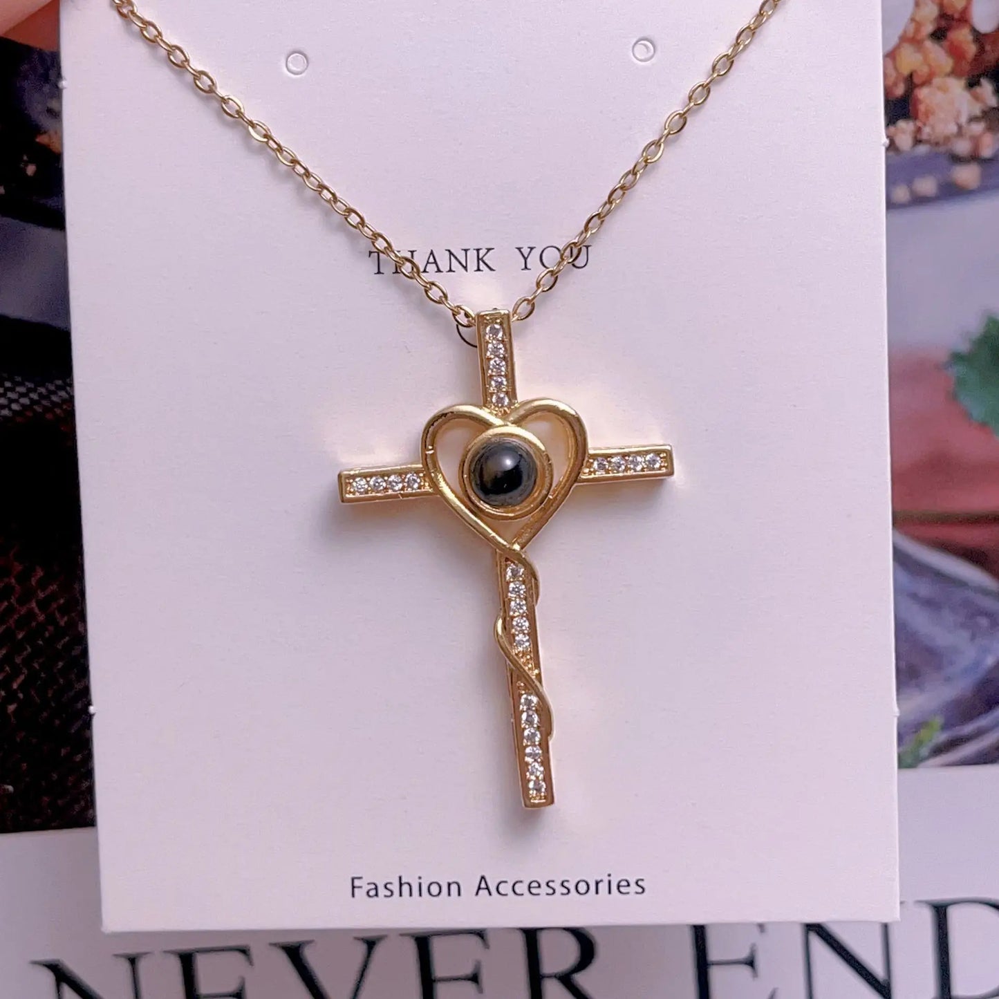 Projection Necklace That Says I Love You In One Hundred Languages, Women'S Light Luxury Niche High-End Versatile Accessory Wholesale