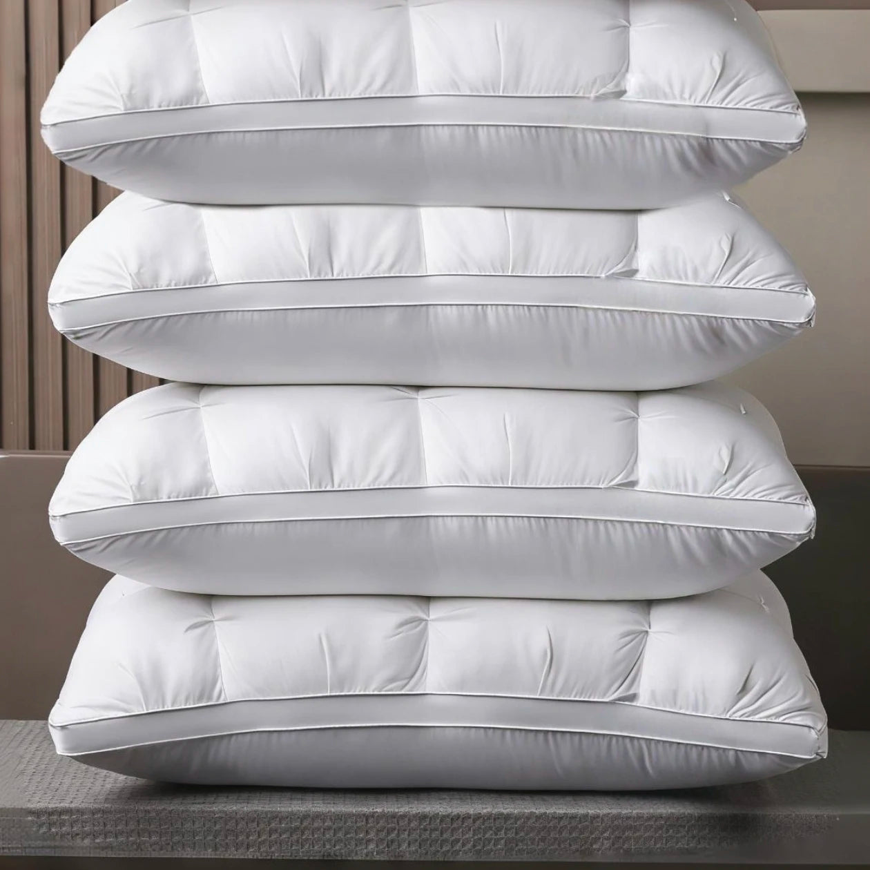 2-Pack Premium 5-Star Hotel Pillows For All Sleeping Positions,Year-Round Comfort,Ultra-Soft Machine-Washable Pillows, Perfect F