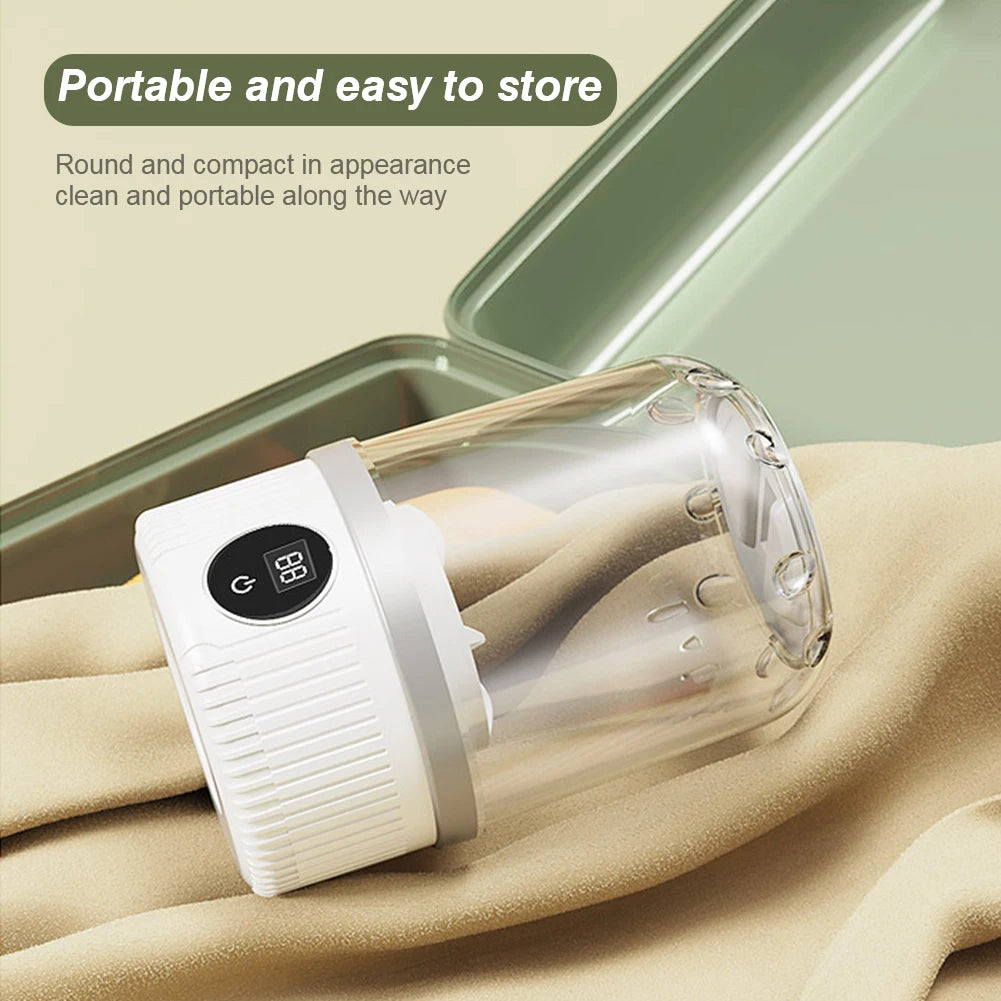 Cordless Small Washing Machine With Laundry Cup Automatic Laundry Cup Rechargeable Mini Special Washer For Baby Clothes