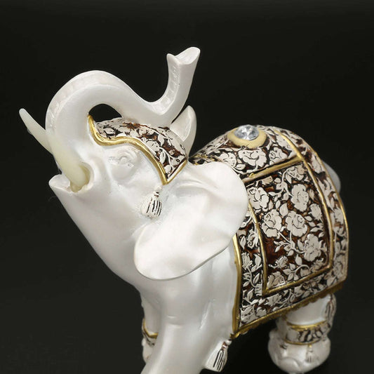 Home Ornaments Decoration Vintage Exquisite Elephant Model Ornaments Statue Craft Gift Home  Decoration