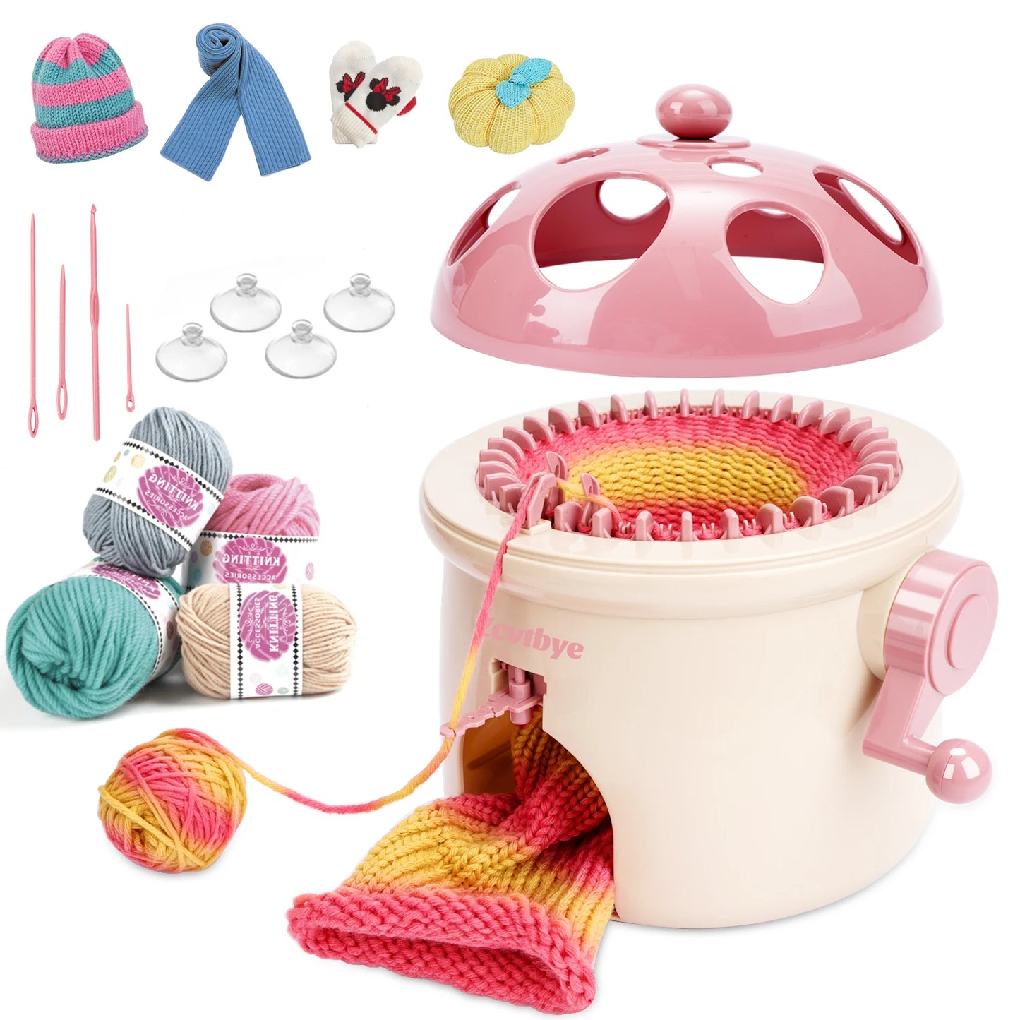 32 Needles Hand Knitting Machine For Diy Crochet Knitting Sweater Scarf Hat Socks Weave Machine Loom Machines Process Tools