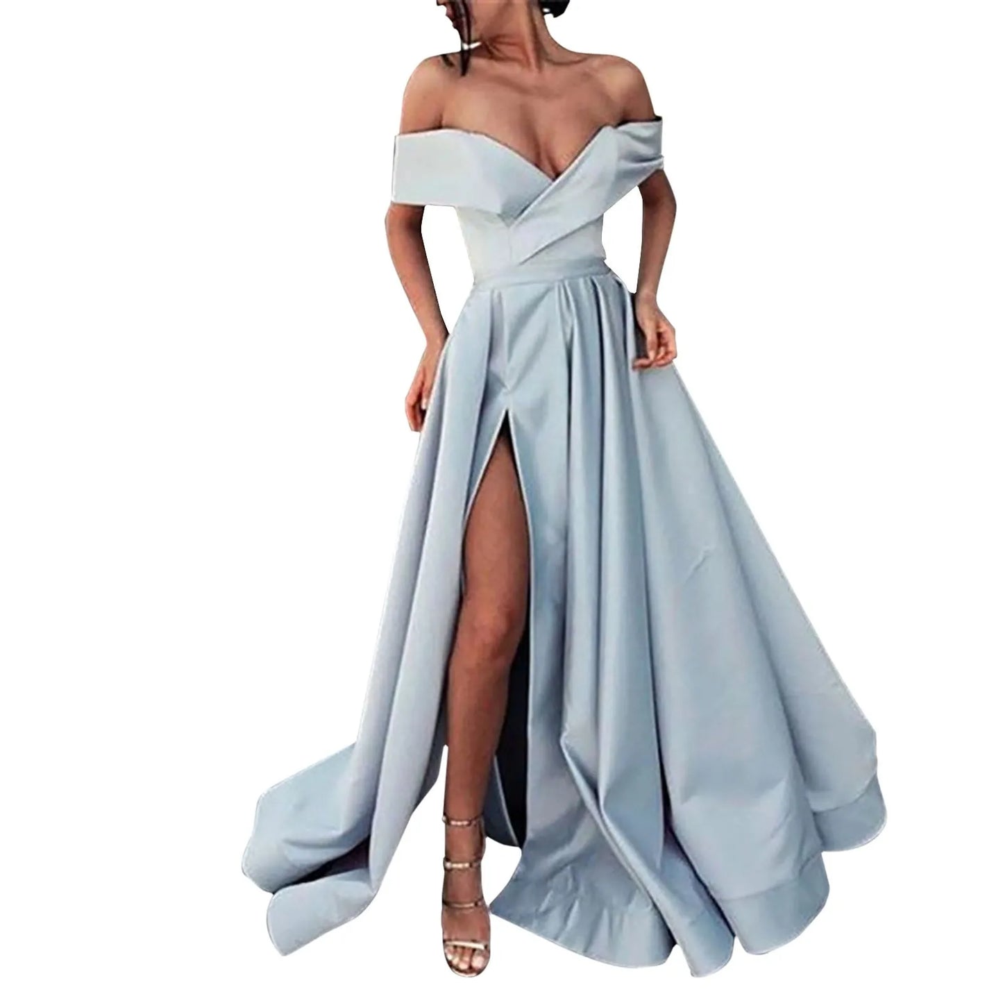 Floor Dress Cocktail Ladies Chiffon Temperament French Retro Dress Low