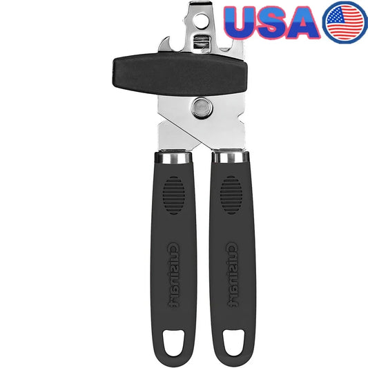 Ergonomic Can Opener with Stainless Steel Blade Nonstick Safe Dishwasher Safe Bottle Opener Kitchen Gadget Tool
