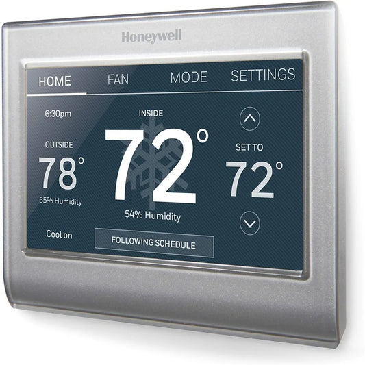 Home RTH9585WF1004 Wi-Fi Smart Color Thermostat, 7 Day Programmable, Touch Screen, Energy Star, Alexa Ready Fast shipping