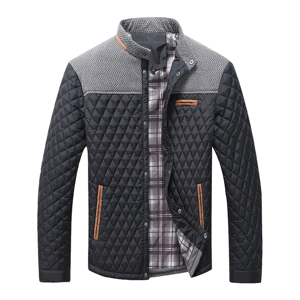 Men'S Winter Warm Quilted Bomber Jacket - Lightweight Waterproof Business Casual Coat In Us Sizes