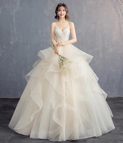 Customized Wedding Dresses New Wedding Gown for Bride Plus Size Wedding Dress Vestido Da Noiva Lace Up