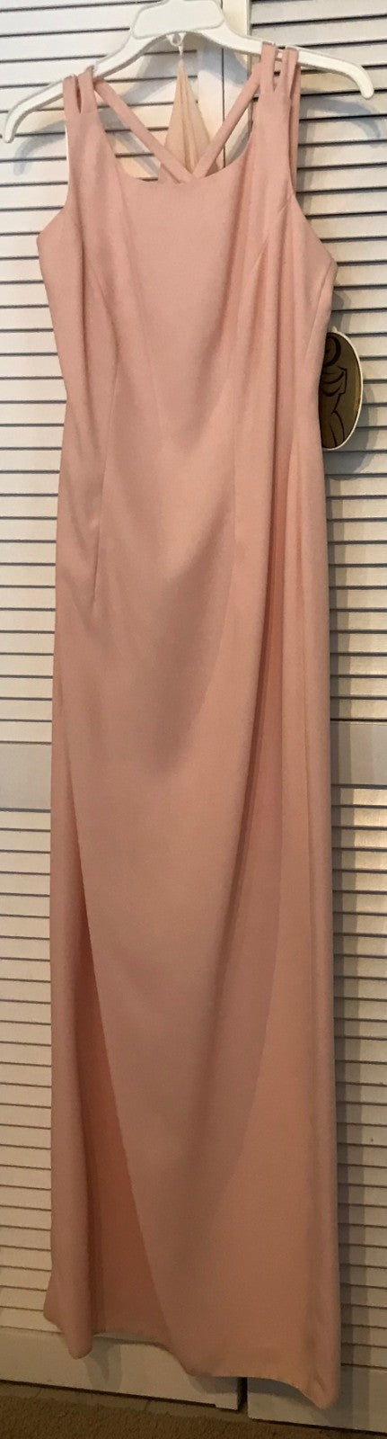 Watters & Watters Women'S Dress Crepe/Acetate Peach Chiffon Scarf Size 8