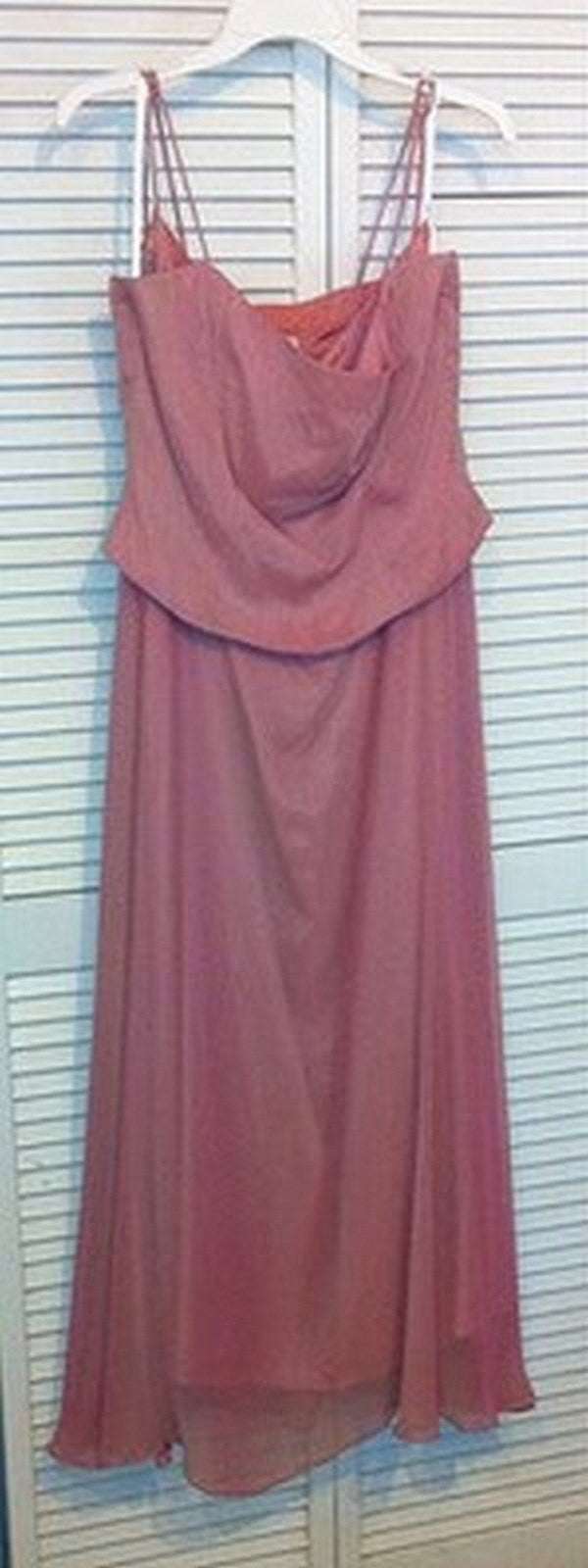 Women Dress Suit Dress and Top Chiffon Pink Size 10