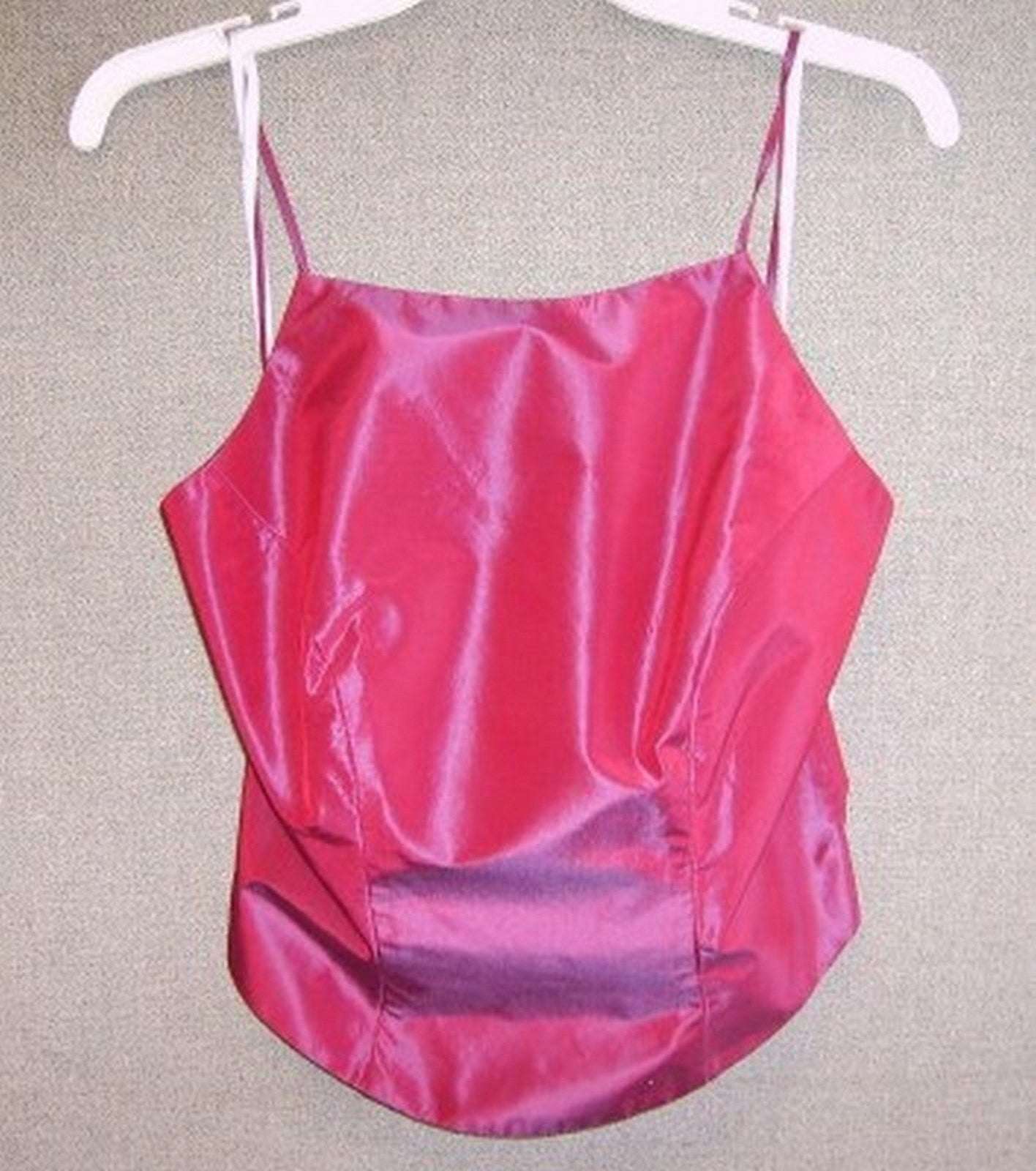 Women Top Taffeta Purple Red Size 6