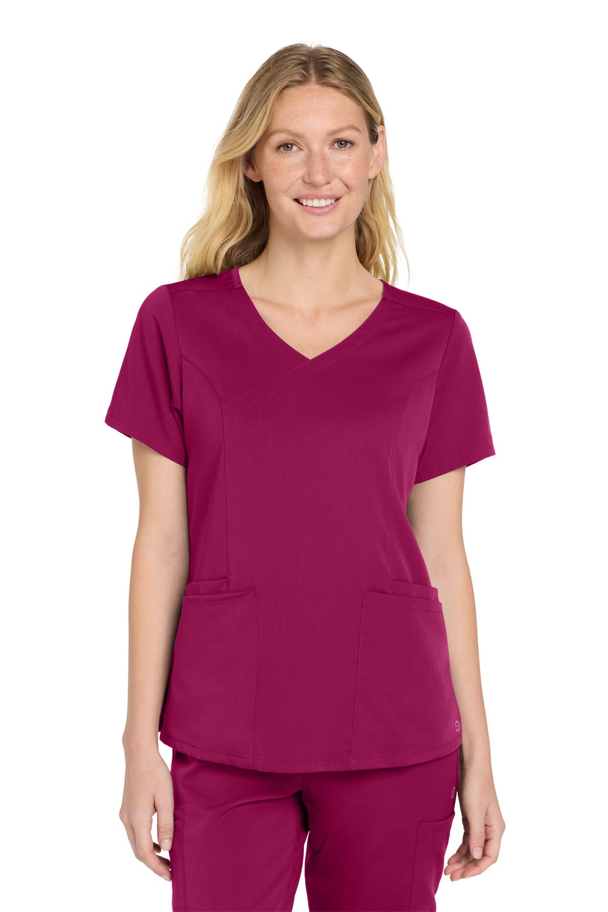 Wink Women's Premiere Flex Mock Wrap Top WW4268