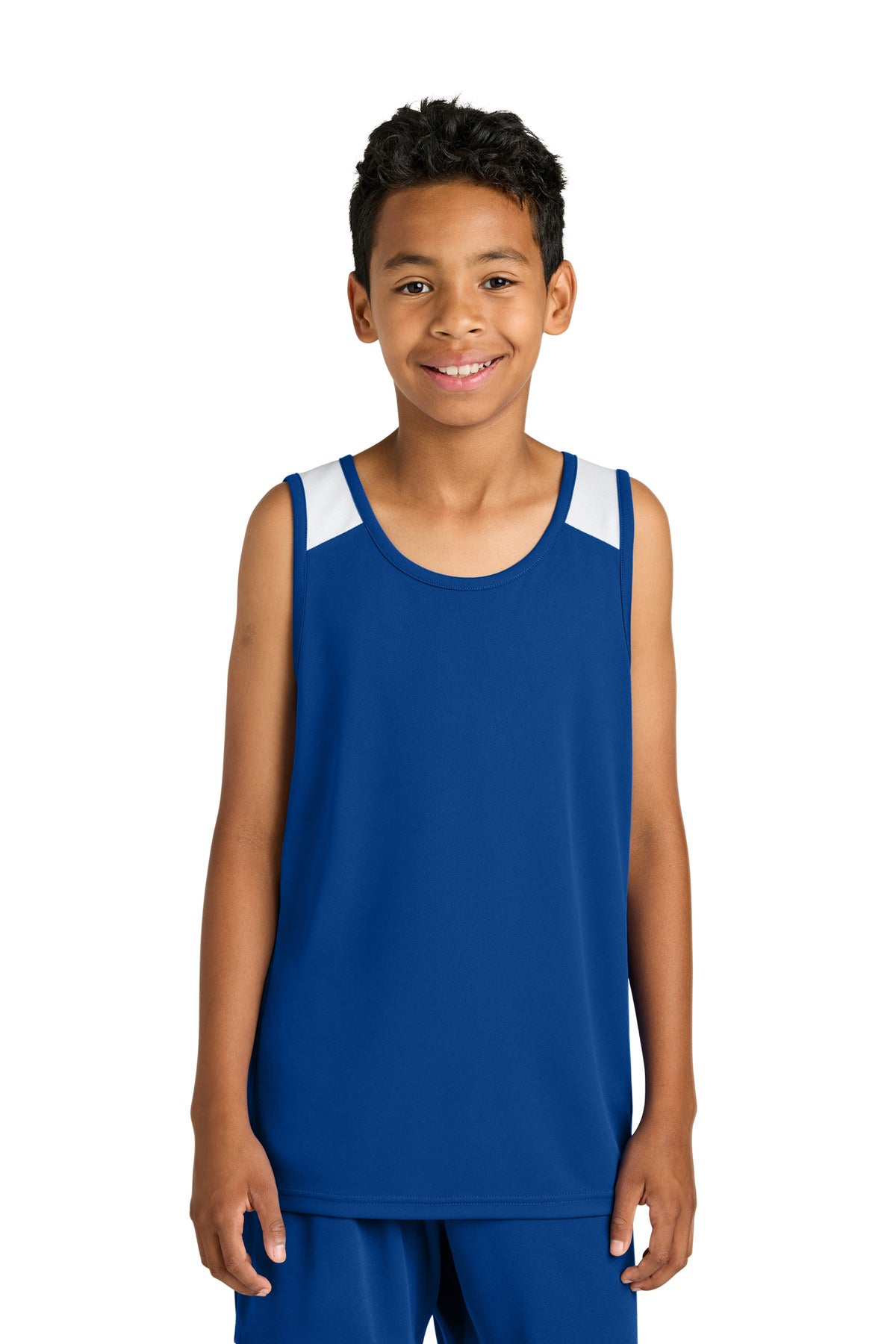 Sport-Tek® Youth Club Track Tank YST446
