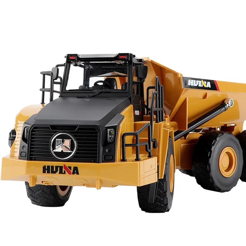 1/24 Scale 9CH HUINA 1568 Radio Control Articulated Dump Truck Model For Over image 0