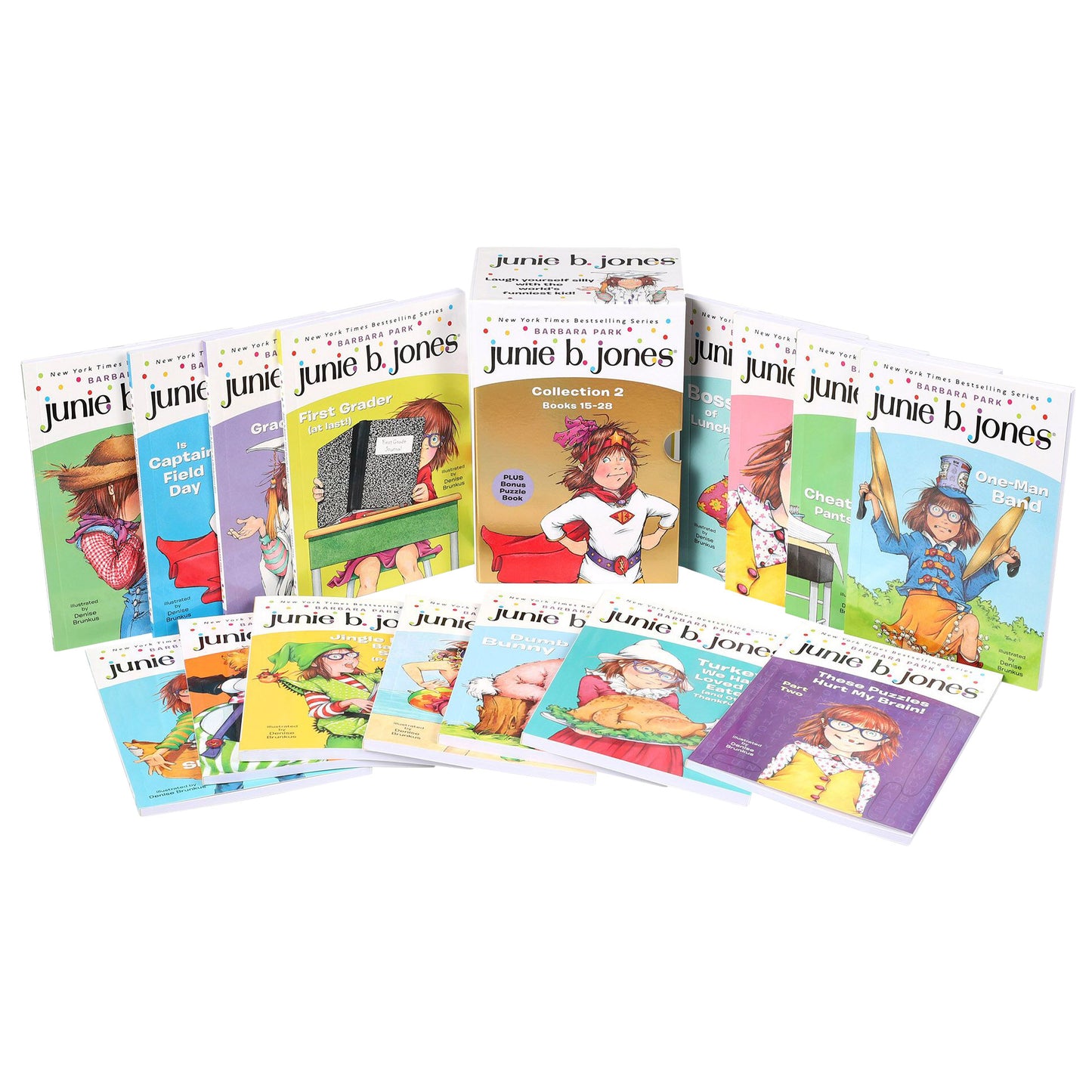 Junie B. Jones Collection 2: 15-28 Book Box Set by Barbara Park image 1