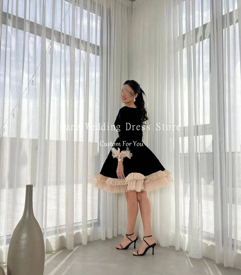 Qanz Square Neck Charming Homecoming Dresses Cocktail Dresse Gorgeous Formal Oc image 3