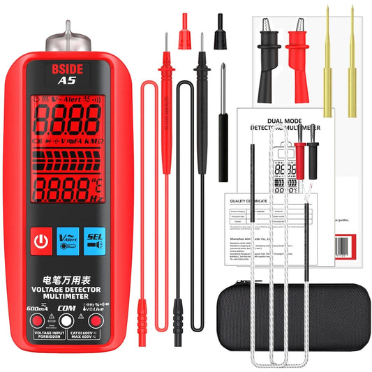 BSIDE Professional Digital Multimeter Smart Automatic Multitester Ammeter VFC C